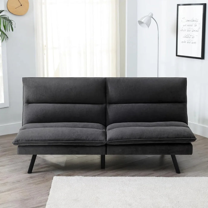 Convertible Sofa Memory Foam Futon Sofa Bed Living Room Sofas Suitable for Small Space Compact Living Space Apartment Furniture