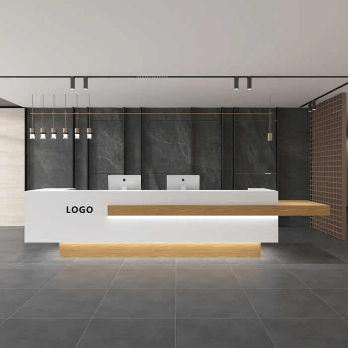 Vanity Reception Desks Study Register Office Small Counter Long Salon Reception Desks Wood Mesa De Escritorio Luxury Furniture