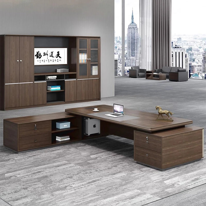 Executive Cheap Office Desk Portable Secretary Organizer Computer Desks Light Luxury Escritorios De Ordenador Modern Furniture