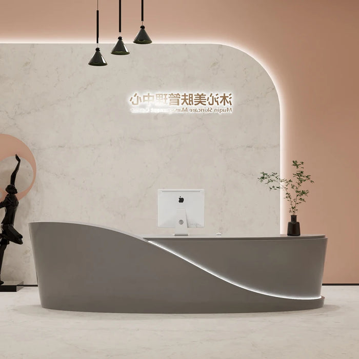 Service Counter Reception Desks Church Cashier Hospital Futuristic Reception Desks Commercial Mostrador Recepcion Furniture