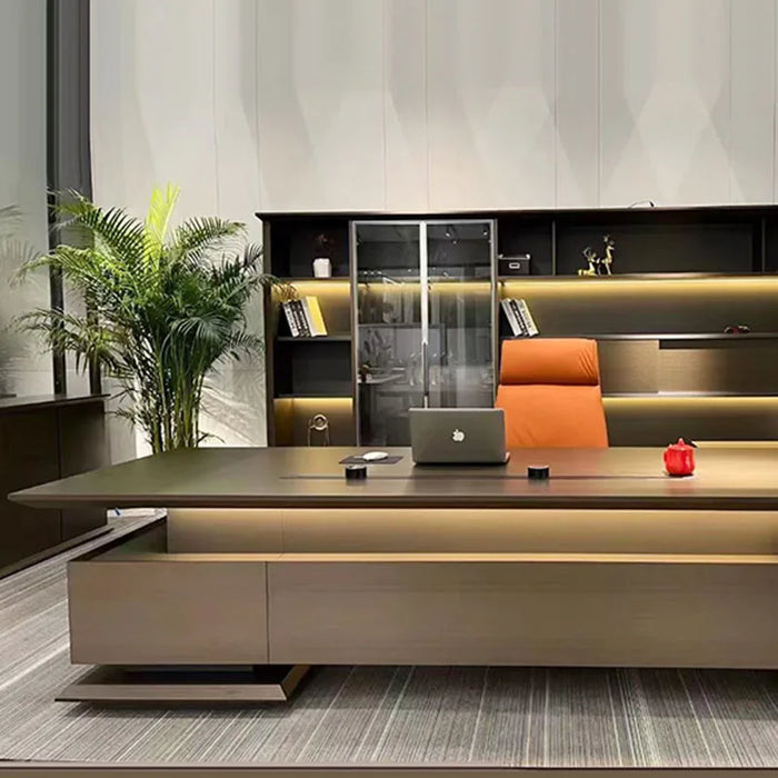 Executive Drawer Desk Table Computer Makeup Organizer Reception Study Table Gadgets Escritorio Gaming Office Desk Decoration