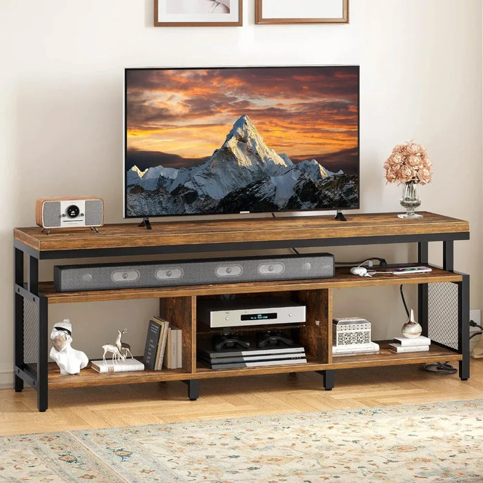 TV Cabinet Living Room Furniture Free Shipping LED TV Cabinet with Power Socket 70/65 Inch Home TV Cabinet