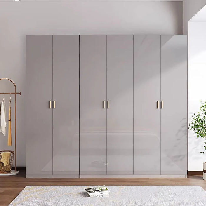 Space Saving Nordic Wardrobe Clothes Modern Wood Apartment Display Wardrobe Storage Cabinet Placard De Vetement Furniture