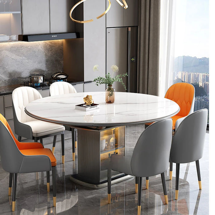 Mobile Coffee Dining Tables Kitchen Restaurant Marble Luxury Dining Tables Desk Living Room Mesa De Comedor Home Furniture