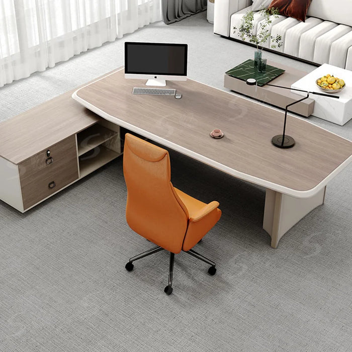 Shelves Standing Office Desk Table Organizer Adjustable Luxury Office Desk Minimalist Student Mesa Escritorio Furniture Set