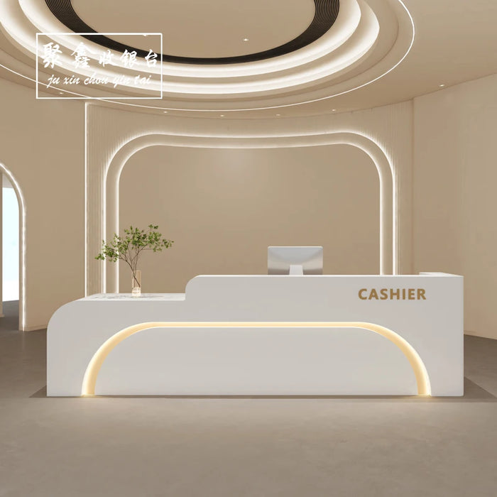 Register Beauty Reception Desk Shop Executive Office Reception Desk Salon Clothing Rezeption Desk Beauty Commercial Furniture