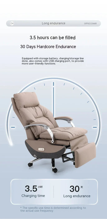 Leather Executive Mobile Desk Chair Gaming Computer Ergonomic Office Chairs Reading Cadeira De Escritorio Home Office SY50OC