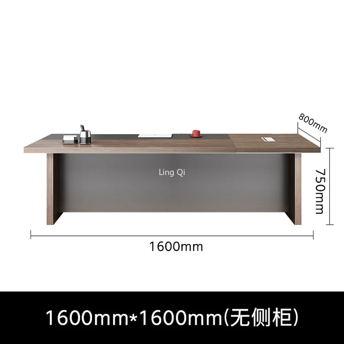 Luxury L Shaped Office Desk European Vanity Reception Conference Computer Desks Secretary Study Mesa Escritorio Office Furniture