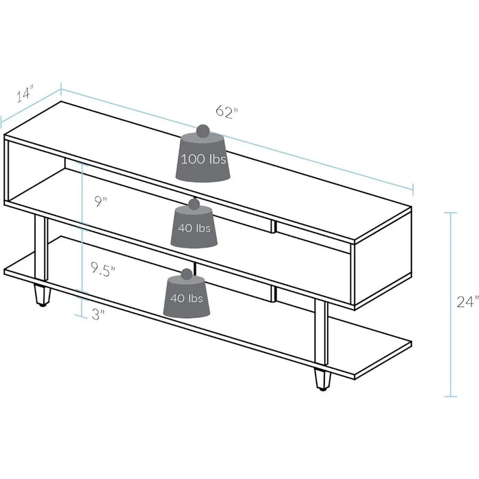 Stylish Two-tone Design Home Furniture for Modern Television Solid Wood Tv Cabinet Tv Stand Living Room Furniture Stands Cradle