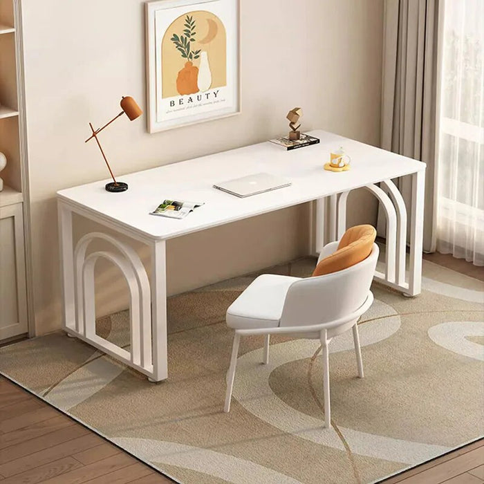 Metal Writing Office Desk Executive Long Vanity Reception Computer Desks Standing European Mesa De Escritorio Modern Furniture