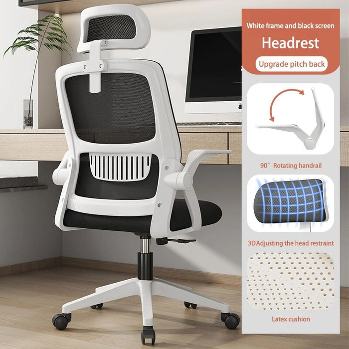 Charmount Comfortable Chairs Rotating Fabric Swivel Gas Lifting Computer Desk Ergonomic Mesh Executive Office Chair
