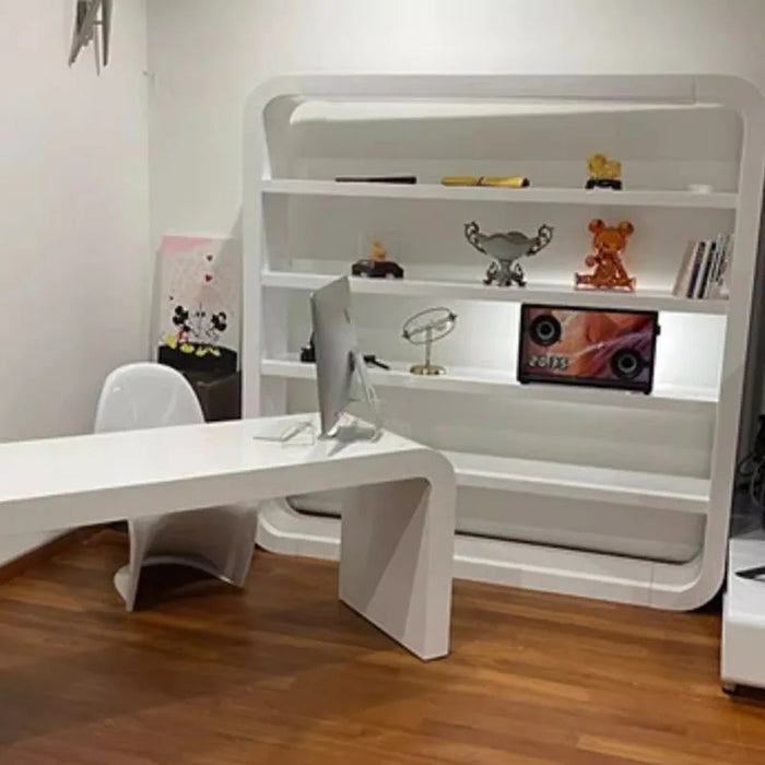 Pullout Under Writing Desk Shelf Organizer Gaming Office Desks Metal Drawers Bedroom Tavolo Scrivania Ufficio Wood Furniture
