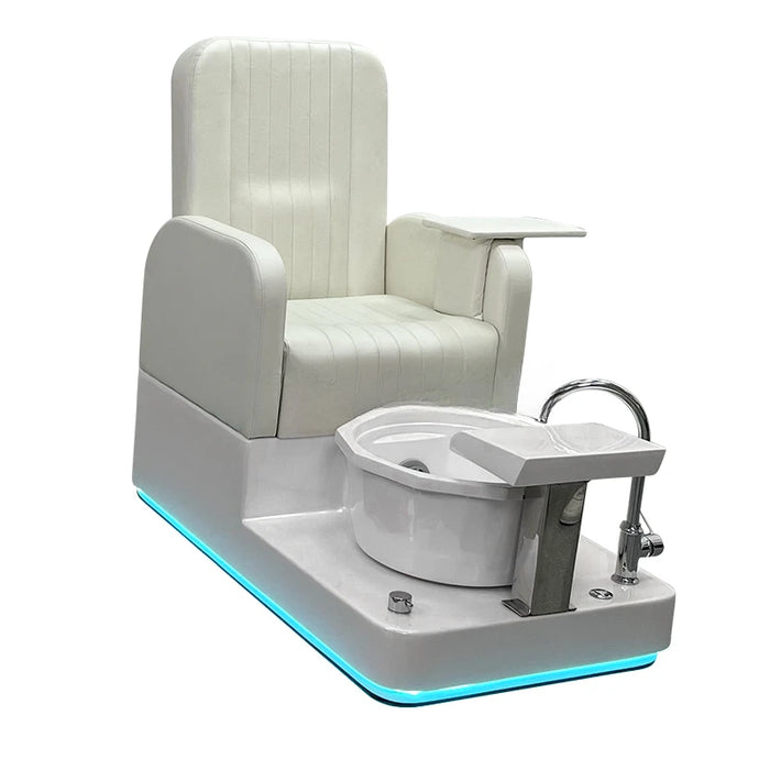 Luxury Nail Pedicure Spa Salon Furniture Pink Color Pedicure Stations Massage Pedicure Chair