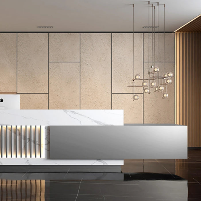 Luxury Counter Reception Desks Computer Rostrum Cashier Commercial Reception Desks Club Bureau Meuble Minimalist Furniture