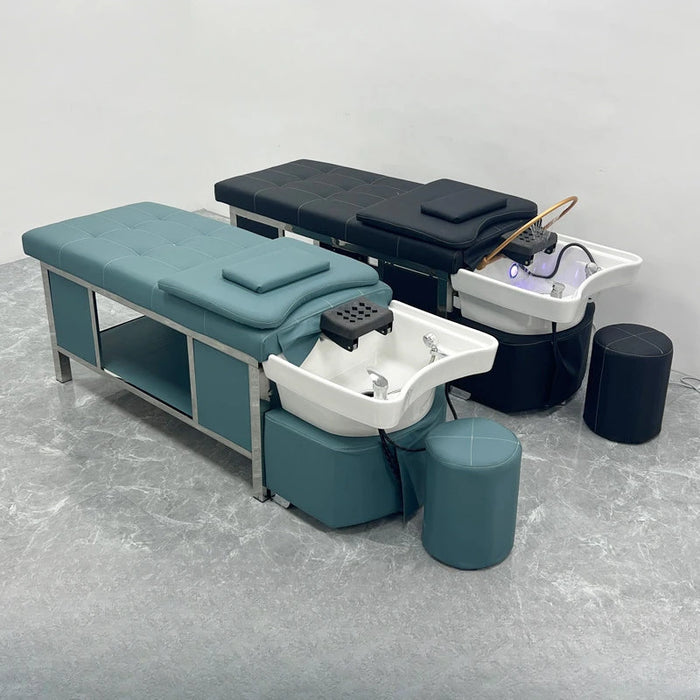 Barber Hair Shampoo Chair Simplicity Salon Luxury Spa Shampoo Chairs Pedicure Modern Cadeira De Cabeleireiro Furniture HD50XF