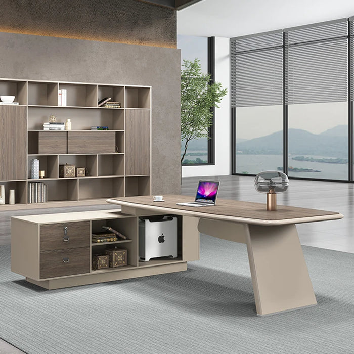 Office Boss Desk Business Minimalist Modern Desk Combination Manager Supervisor Leadership Office Furniture Paint Computer Desk