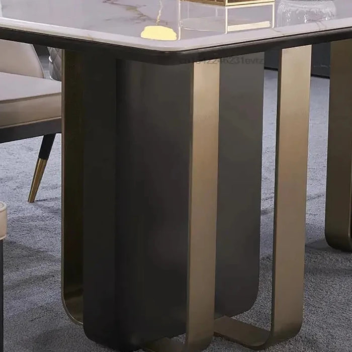 Nordic Luxury Style Dinner Table Modern Minimalist Wood Dining Table Kitchen Conference Mesa De Billar Garden Furniture Sets GM