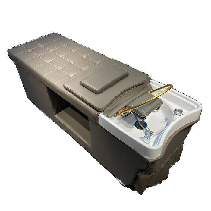 Fumigating Shampoo Chair Simple Beauty Sink Water Circulation Shaving Shampoo Chair Massage Bed Sillas Furniture ZT50SC