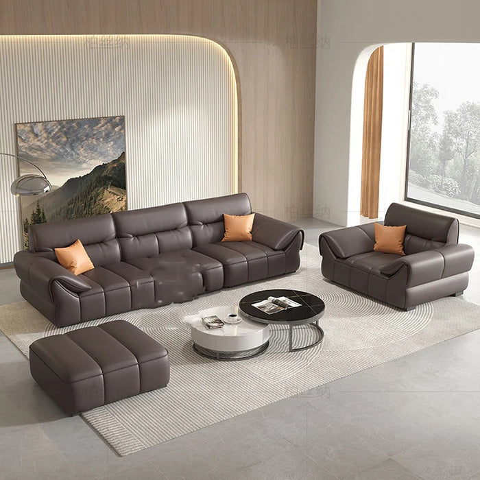 Leather Living Room Sofa Cloud Sectional Nordic Modern Bed Sofa Love Seat Articulos Para El Hogar Living Room Furniture Set