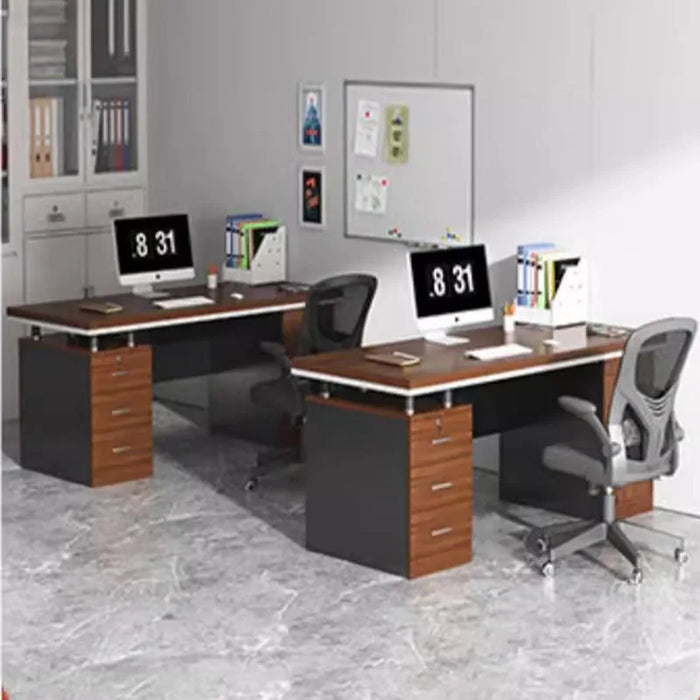 Waterproof Big Computer Table Brown Low Price Wooden Reading Computer Desks Executive Writing Escritorios De Ordenador Furniture