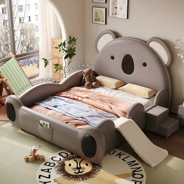 Storage Space Floor Children Beds Modern King Size House Headboards Children Beds Baby Letto Bambini Bedroom Furniture YQ50CB