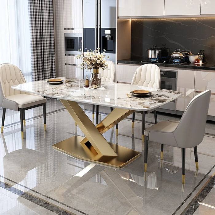 Waterproof Apartmen Dining Tables Entryway White High Small Coffee Tables Marble Mobile Mesas De Comedor Living Room Furnitures