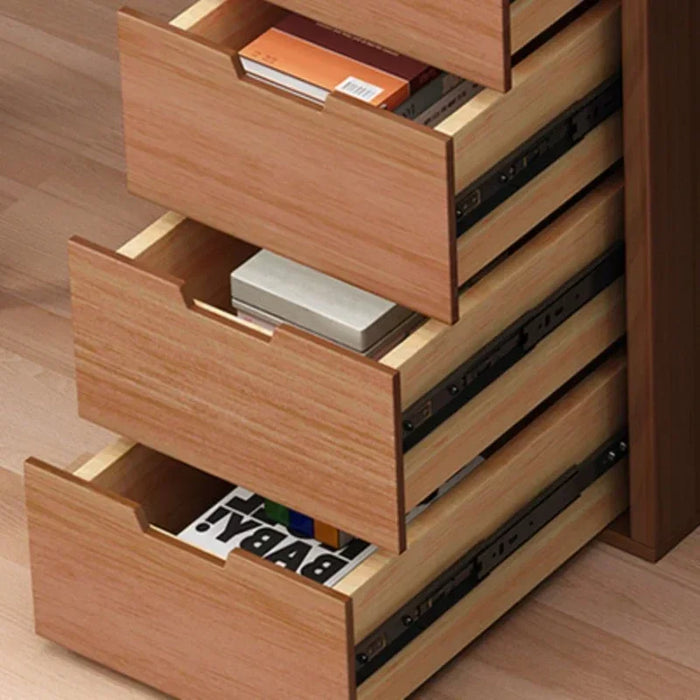 Wood Home Office Desks Storage Study Write Bedroom Single Computer Office Desks Storage Drawers Bureaux Meuble Work Furniture