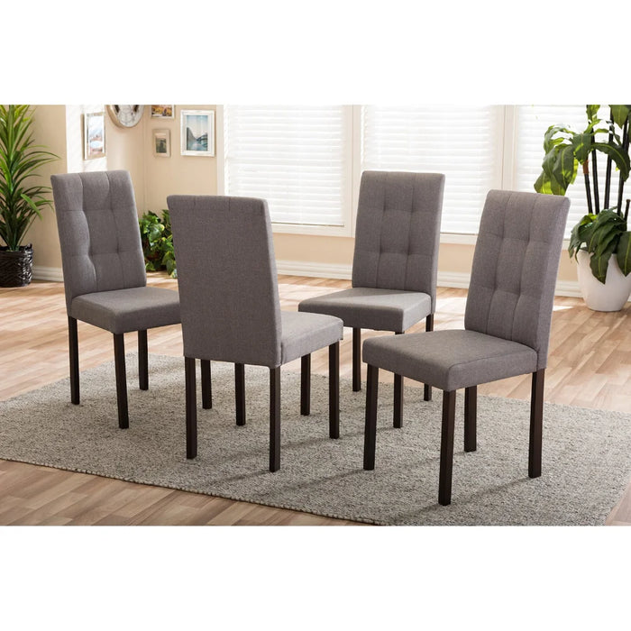 Baxton Studio Andrew 5 Piece Dining Table Set