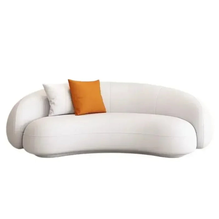 White Big Living Room Sofas Europe Loveseat Circle Curved Nordic Living Room Sofa Home use Luxury Sofy Do Salonu Home Furniture