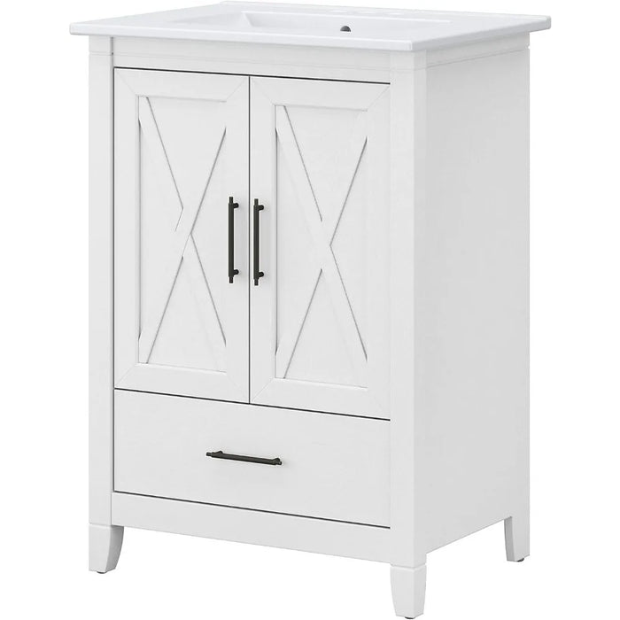 24W Bathroom Vanity With Ash Sink Kitchen Sink Faucet Washbasin for the Bathroom Sinks Washbasins Countertop Furniture Tub Bowl