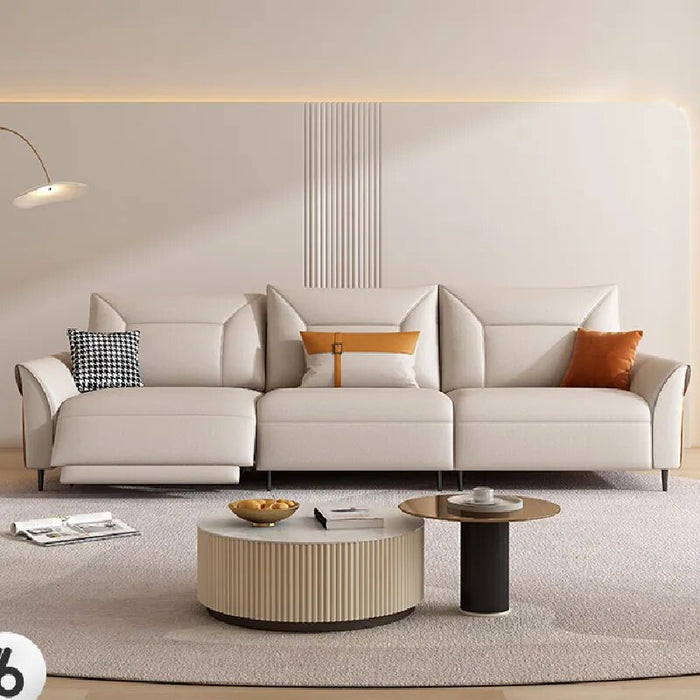 Leather Lazy Recliner Sofa Office Lounge Modern Floor Electric Sofa Luxury Living Room Divani Da Soggiorno Set Furnitures