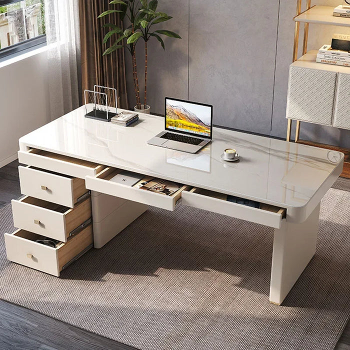 Workbench Modern Office Desk Writing Desktop Makeup Coffee Meeting Drafting Office Desk Stand Scrivania Legno Furniture HDH