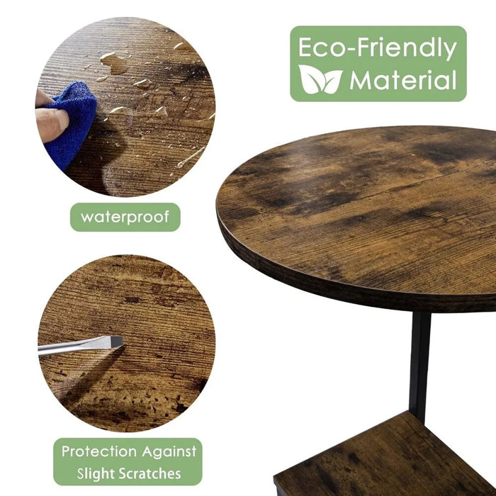 CERBIOR C-shaped edge modern items, sofa, small table, coffee tray, coffee table, living room furniture