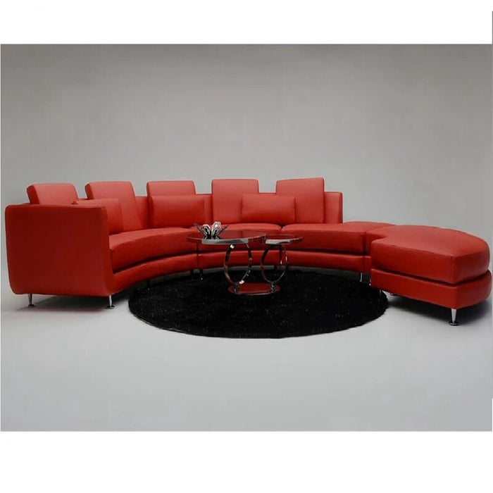 white and red high quality deep seat sofa sets for living room home furniture luxury leather sectional sofas