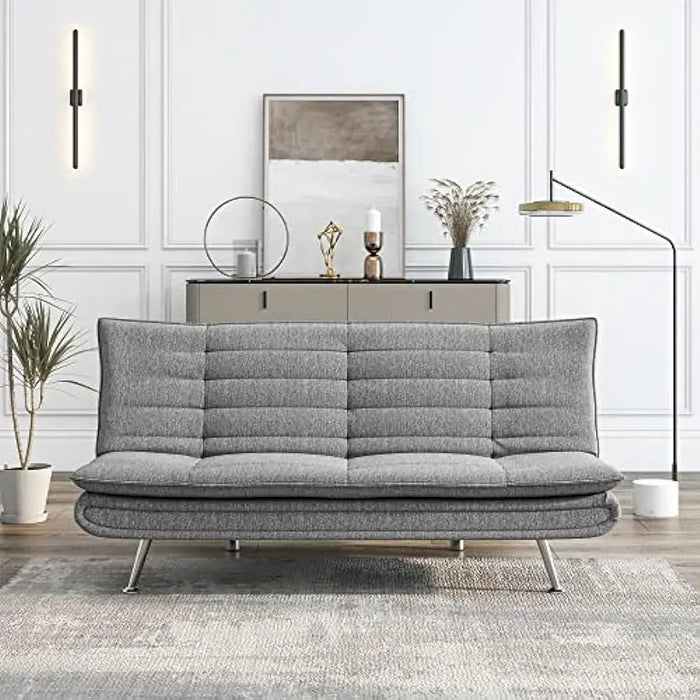 Modern Convertible Futon Sofa Bed , Folding Couch Bedfor Studio Apartment Office  Sofa Cama Living Room Furniture
