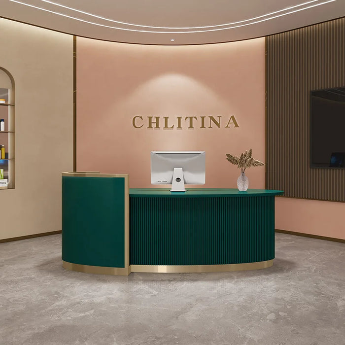 Parental Advisory Reception Desks Office Massage Luxurious Hotel Reception Commercial Enjoy Mostrador Oficina Office Furniture