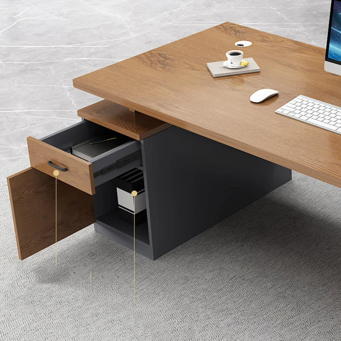 Bedroom Computer Drawers Desk Workbench Office Boss Simplicity Office Desk Table Secretaire Bureaux Meuble Home Furniture