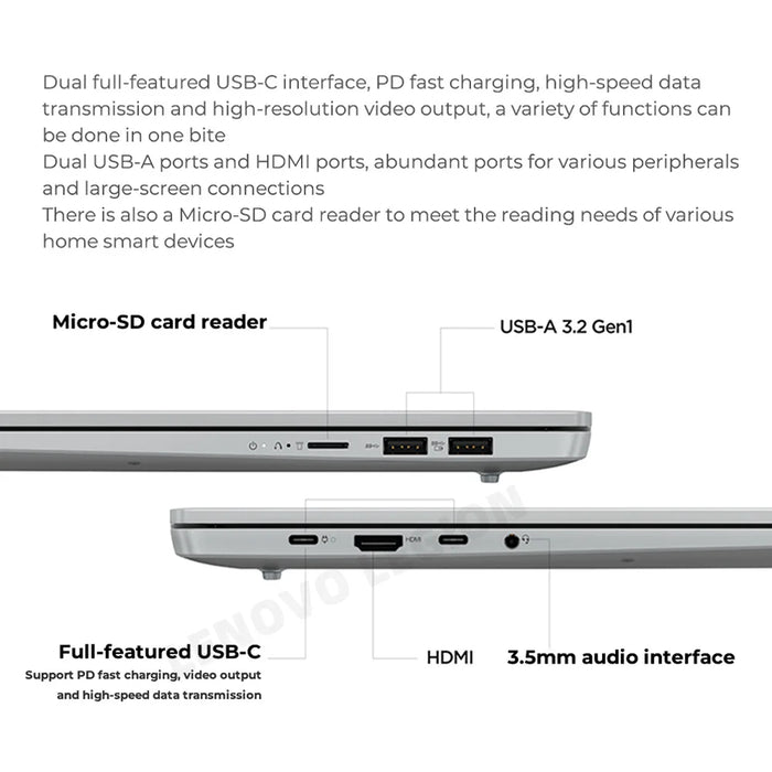 Lenovo Xiaoxin 16 Laptop AMD Ryzen 5 7530U  2023 Notebook 16-Inch 16GB RAM 512GB/1TB/2TB SSD Integrated Graphics Computer Win11