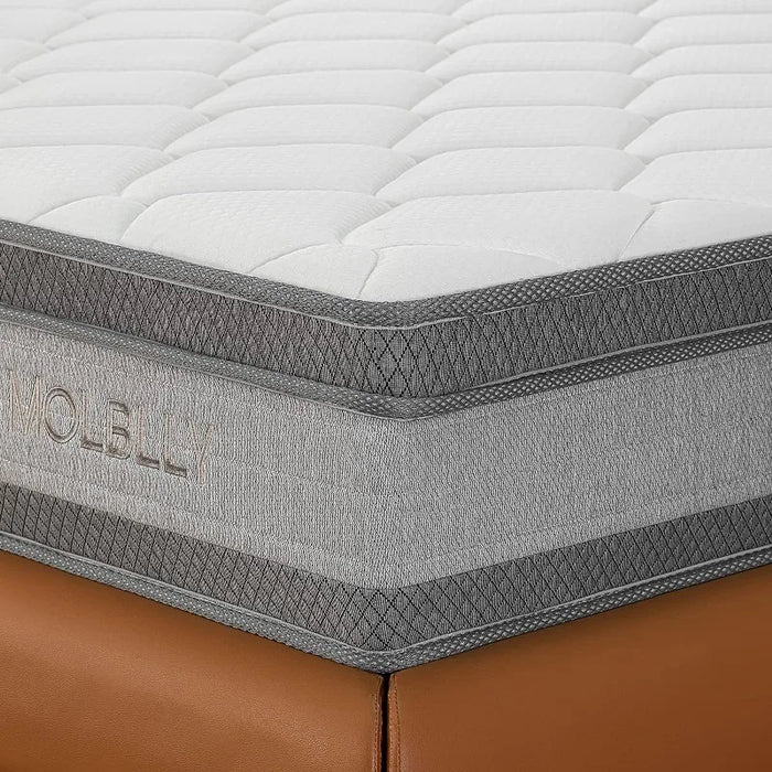 12 Inch Cooling-Gel Memory Foam and Individually Pocket Innerspring Hybrid Queen Bed Mattress in A Box Tatami Bedroom Furniture