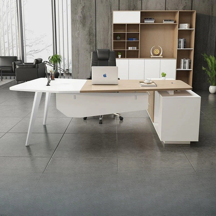 Executive Modern Office Desk Workbench Writing Storage Luxury Office Desk Standing Scrivanie Per Computer Office Furniture