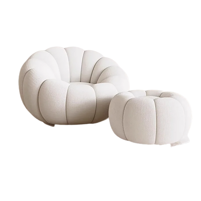 White Comfortable Relaxing Sofa Living Room Modern Nordic Lazy Sofa Minimalist Soft Divani Da Soggiorno Garden Furniture Sets