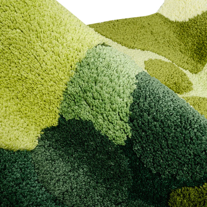 3D Stereo Moss Area Rug for Living Room Green Moss Carpet Bedroom Bedside Floor Mat Anti-slip Modern Shaggy Rugs Home Decor
