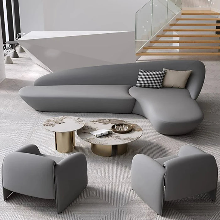 Italian European Sofas Modern Luxury Velvet Lounge Living Room Sofa Office Fabric Wooden Library Sofy Do Salonu Home Decor