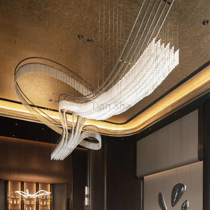 Modern Italian church design, interior decoration, hotels, villas, staircases, banquet halls, luxurious glass, LED creative chan