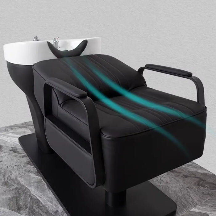 Barber Equipment Shampoo Chair Basin Stylist Luxury Washing Hair Bed Shampoo Chair Reclining Mobile Potable Cadeiras Salon Chair