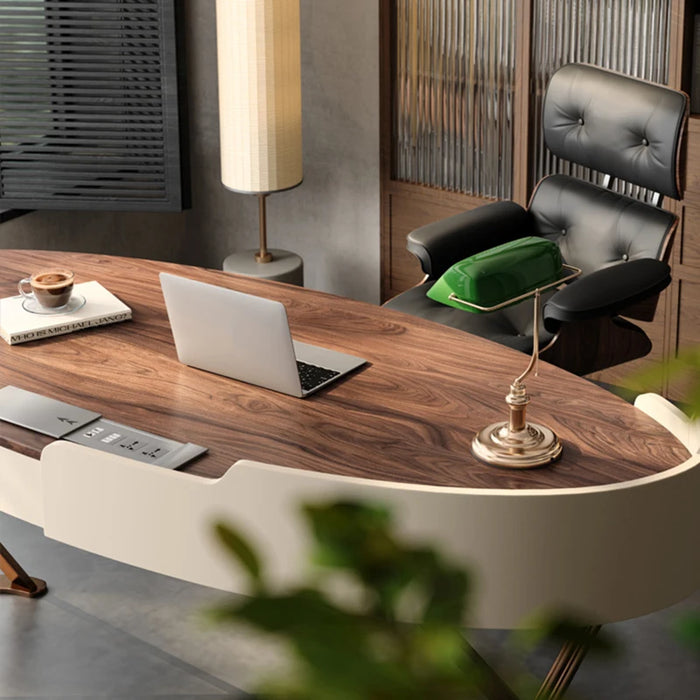Modern Luxury Executive Office Desks Desktop Conference Workstation Writing Standing Scrivania Ufficio Lavoro Office Furniture