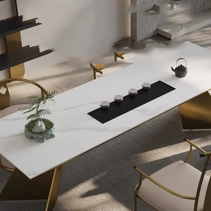 Meeting Room Writing Desk Pullout Under Appoint ComputerOffice Desks Modern Standing Tavolo Scrivania Ufficio Wood Furniture