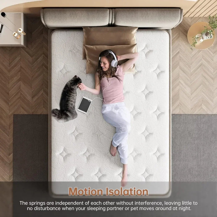 Pressure Relief & Supportive Queen Size Mattress 100 Nights Trial Mattresses Mattresses for Sleeping Matress King Size Bed Twin
