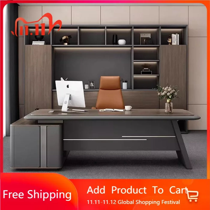 Meeting Reception Office Desks Executive Lap Work Mainstays Wooden Storage Office Desks Standing Biurko Desk Accessories Office