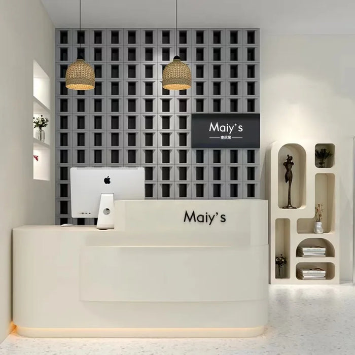 Corner Office Reception Desks Pulpit Cashier Standing Restaurant Reception Desks Lectern Recepcion Mostrador Salon Furniture